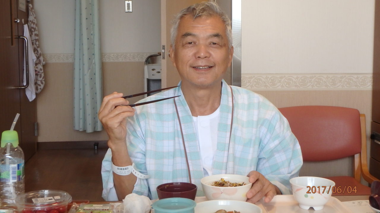 院の昼食おいしいよ！？？